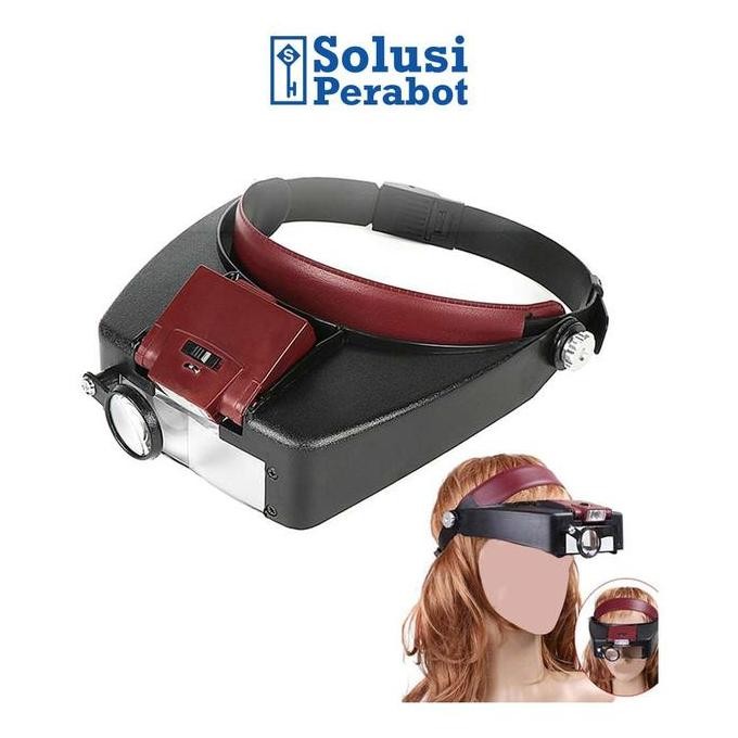 

Kacamata Pembesar Led Ab67 Sp / Kaca Mata Servis / Lampu Reparasi