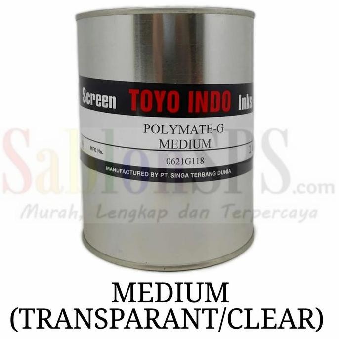 

Tinta Toyo Polymate Medium Tinta Sablon Plastik 1Kg