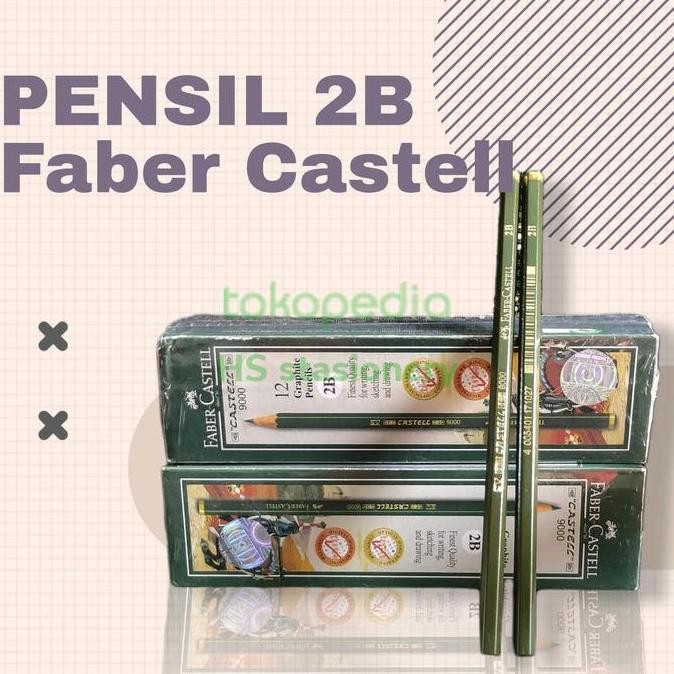 

Pensil 2B Faber Castell/Castell 9000