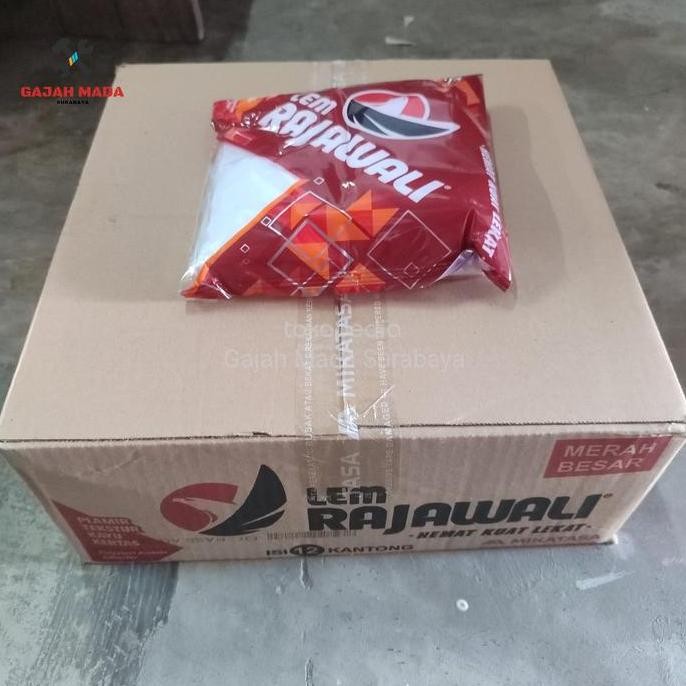 Promo Lem rajawali 1 dus/lem rajawali 1 dus 12 pcs/lem putih COD