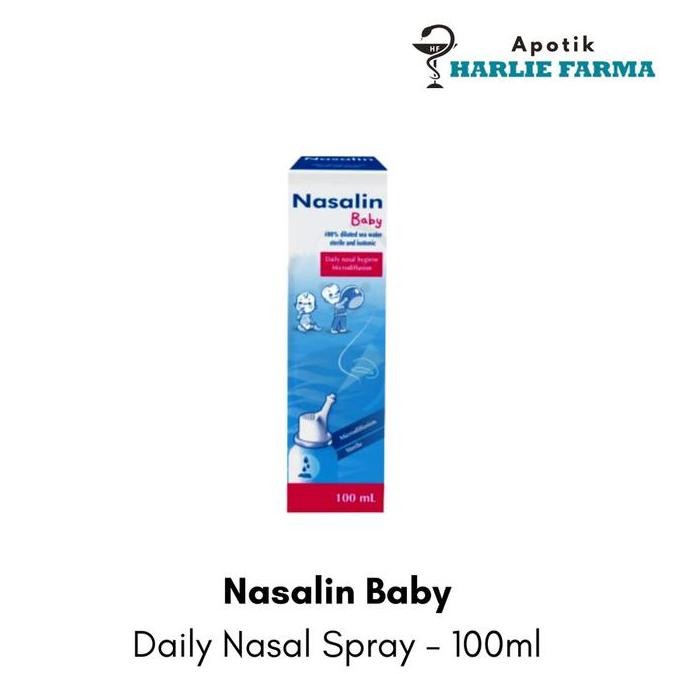 Terlaris Nasalin Baby Daily Nasal Spray 100Ml Semprot Hidung Tersumbat Bayi