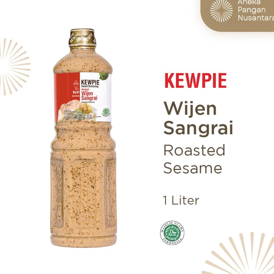 

Kewpie Salad Dressing Roasted Sesame Wijen Sangrai 1 L
