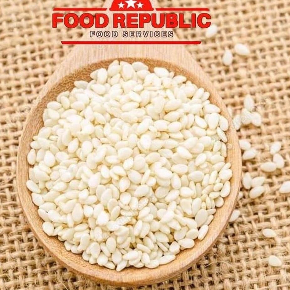 

Wijen Putih White Sesame Seed 1 Kg Halal Mentah