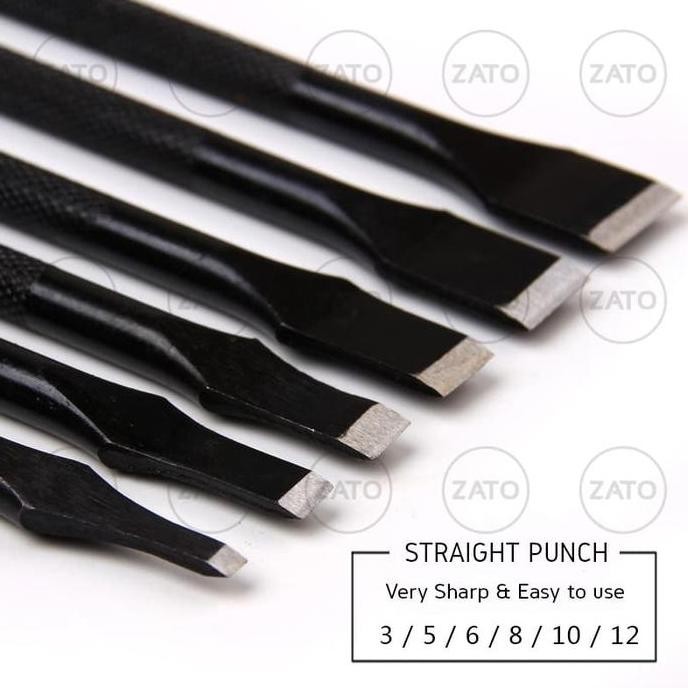 

Hot Sale! Straight Punch Pro - 6 Pcs | Leather Tool | Leather Tools | Kulit