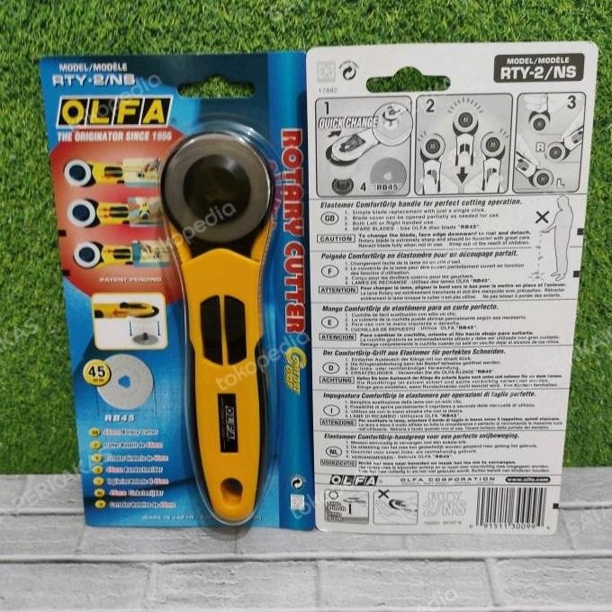 

Rotary Cutter 45Mm Rty-2/Ns Rotary Cutter Quick Change 45Mm Olfa Japan