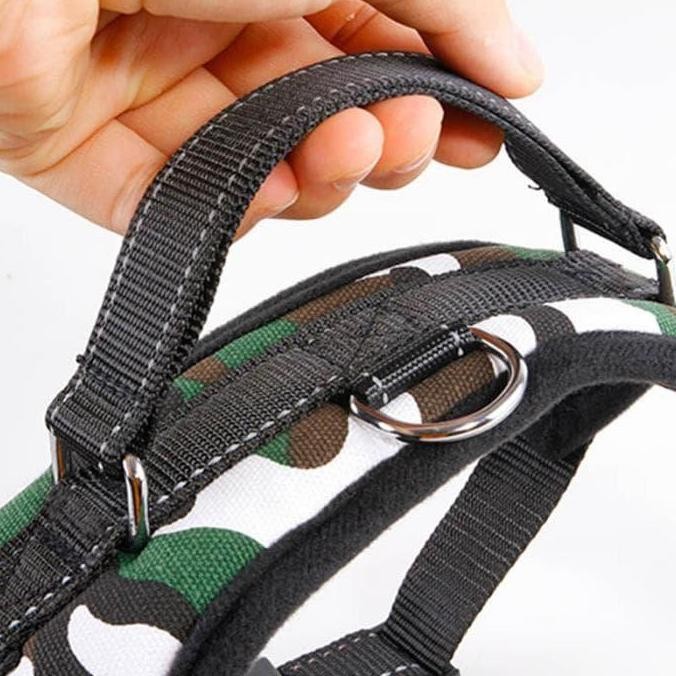 Dog Harness Vest Collar Big Dog Harness Vestdog Rope Collar Motif Army