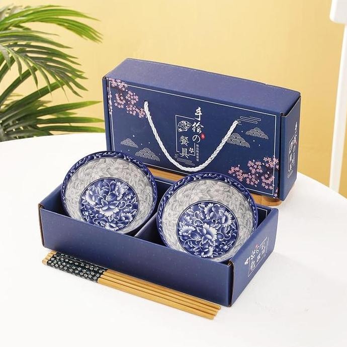 Souvernir mangkok set keramik harga grosir