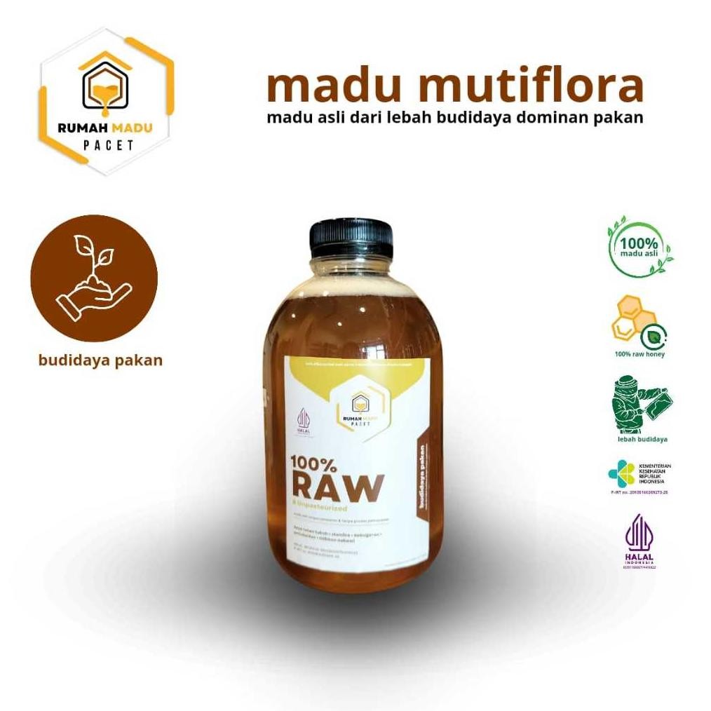 

(Terbaru) Madu Multiflora 1 Kg 100% Asli Pengganti Gula [Budidaya] | Raw Tanpa Proses Olah | Rumah Madu Pacet (Terlaris)