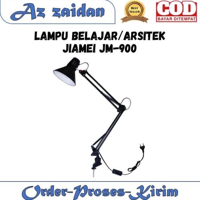 

Lampu Meja Belajar Baca Arsitek Jepit Jiamei Jm-900 Hitam