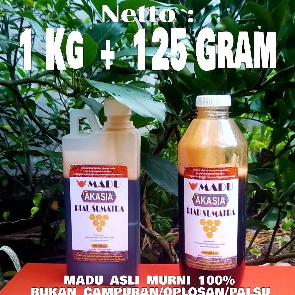 

(Terbaru) Madu murni AKASIA Asli 1.125 Gram Riau Sumatra (Terlaris)