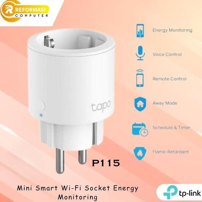Tp-Link Tapo P115 Mini Smart Wi-Fi Socket Energy Monitoring P 115