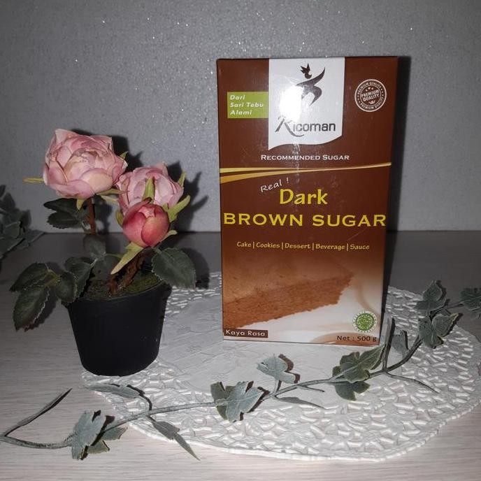 

Baru Ricoman Dark Brown Sugar 500gr Asli