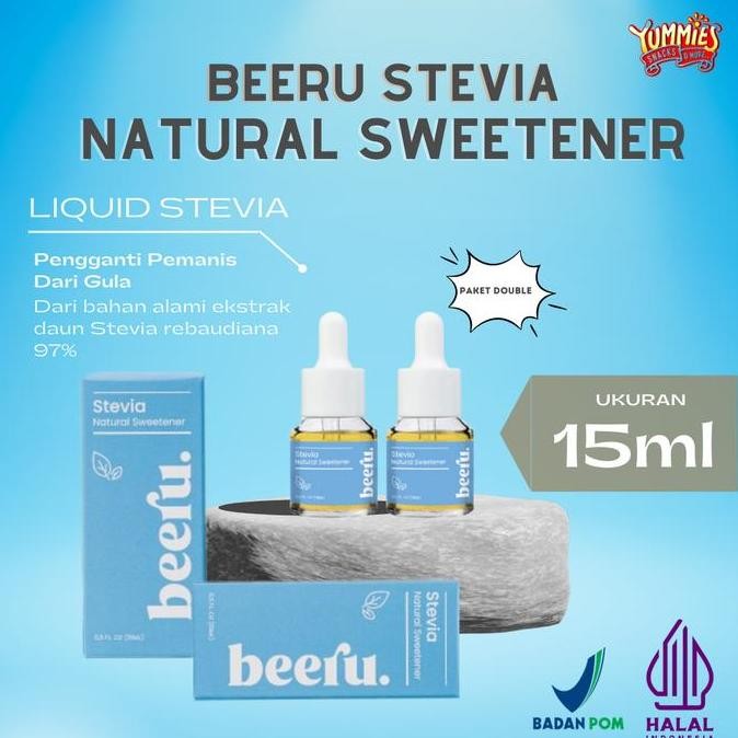 

Baru BEERU Stevia Natural Sweetener - Pemanis Alami Tanpa Gula (Paket 2 Pcs)