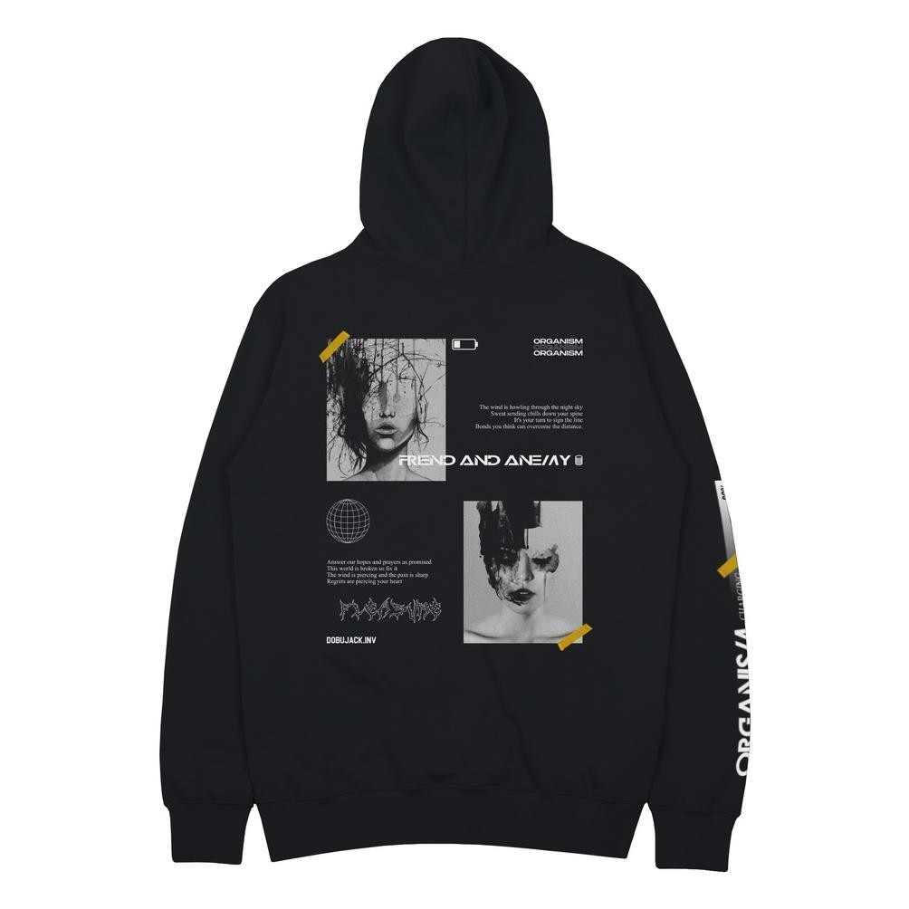 Dobujack Organism Black Hoodie
