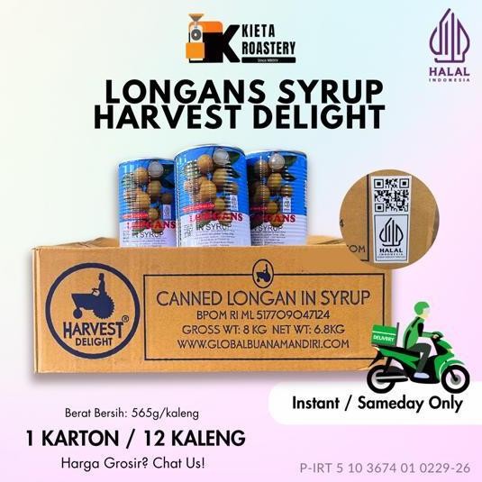 

Harvest Delight Longans in Syrup / Kelengkeng dalam sirup 1 Karton
