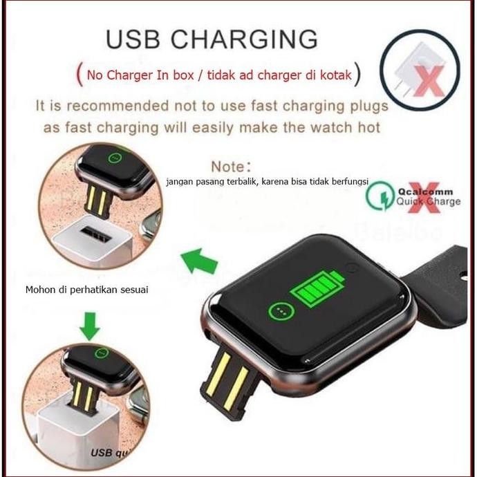 (Allthebest) Jam tangan Anak Smart Watch Like Apple bisa telpon