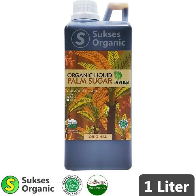 

Baru Gula Aren Cair Organik Arenga 1 Liter - Palm Sugar 1,3kg