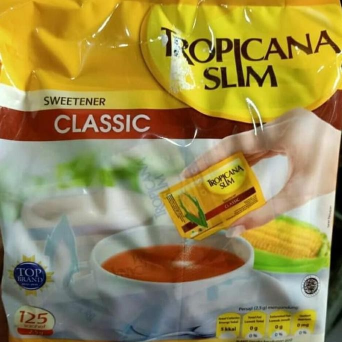 

Baru Tropicana Slim Sweetener 160pcs - Gula Diet Bebas Kalori