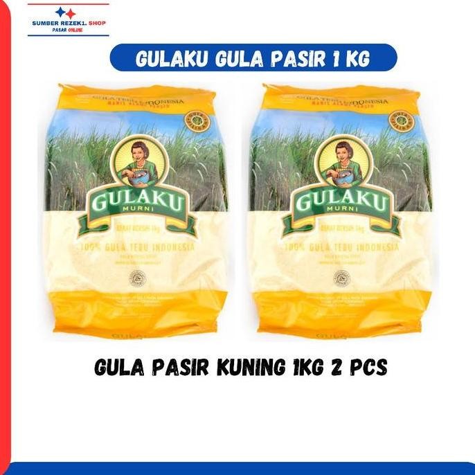 

Baru Paket Hemat 2x Gulaku Gula Pasir 1kg - Gula Kristal Putih Murah
