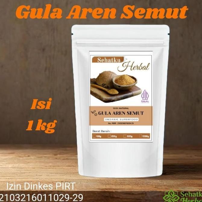 

Baru Sehatkuherbal Gula Aren Semut 1kg - Gula Tanpa Campuran 100% Alami