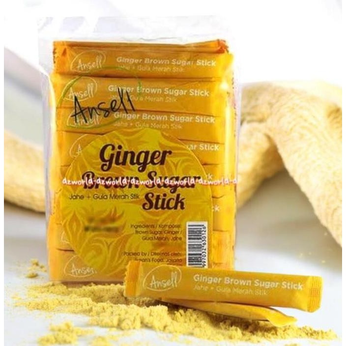 

Baru Ansell Ginger Brown Sugar Stick 60 Sachet - Gula Merah Jahe Tebu Premium