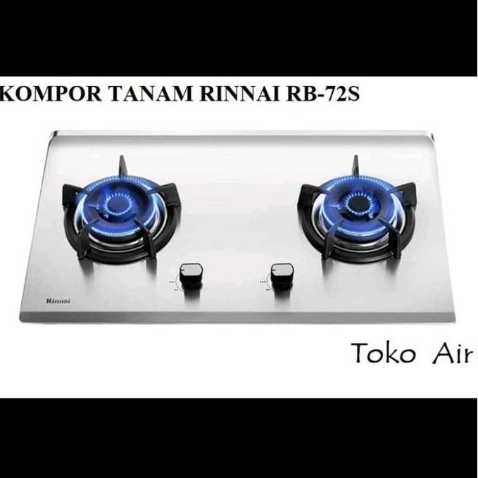 (cook) KOMPOR TANAM RINNAI RB-72S/ Kompor Tanam Rinnai 2 tungku RB- 72S