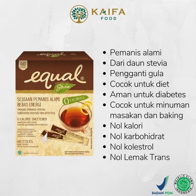 

Baru Equal Naturals Stevia - Pemanis Stevia Alami Nol Kalori