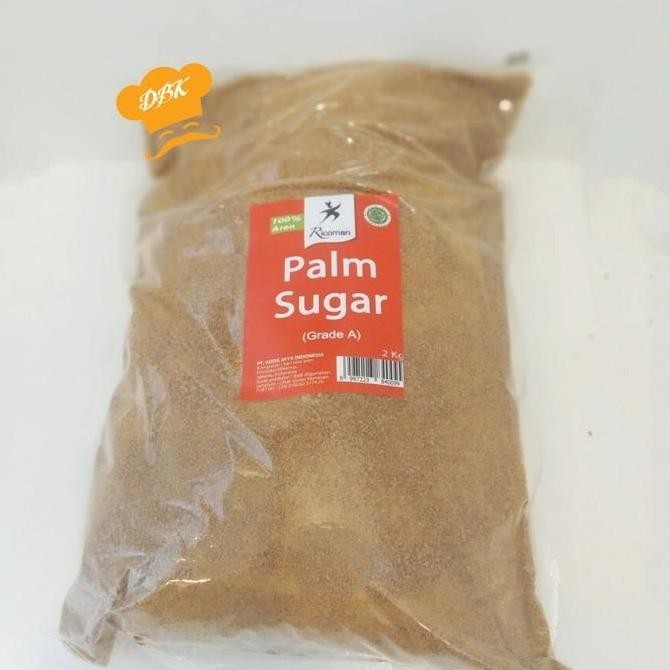 

Baru Ricoman Gula Palm Sugar Semut 2kg | Gula Aren Bubuk Asli