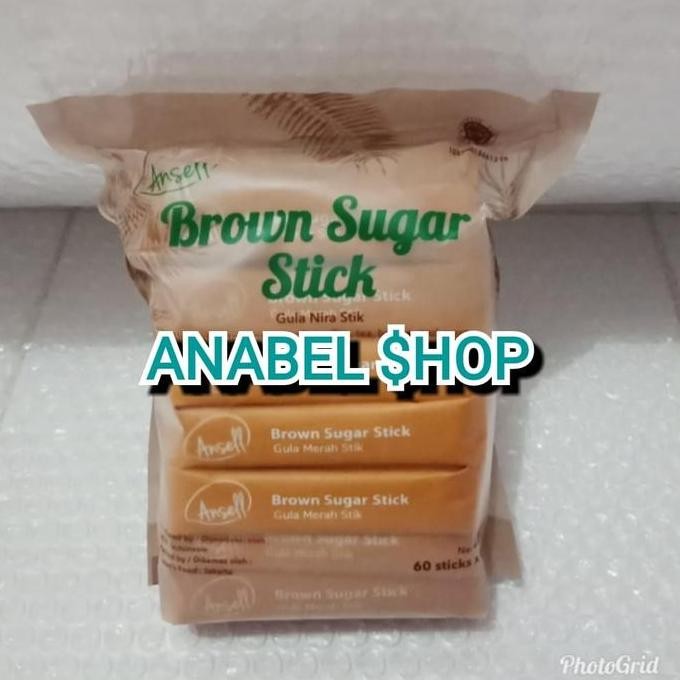 

Baru Ansell Brown Sugar Stick Sachet | Gula Merah Nira Sachets