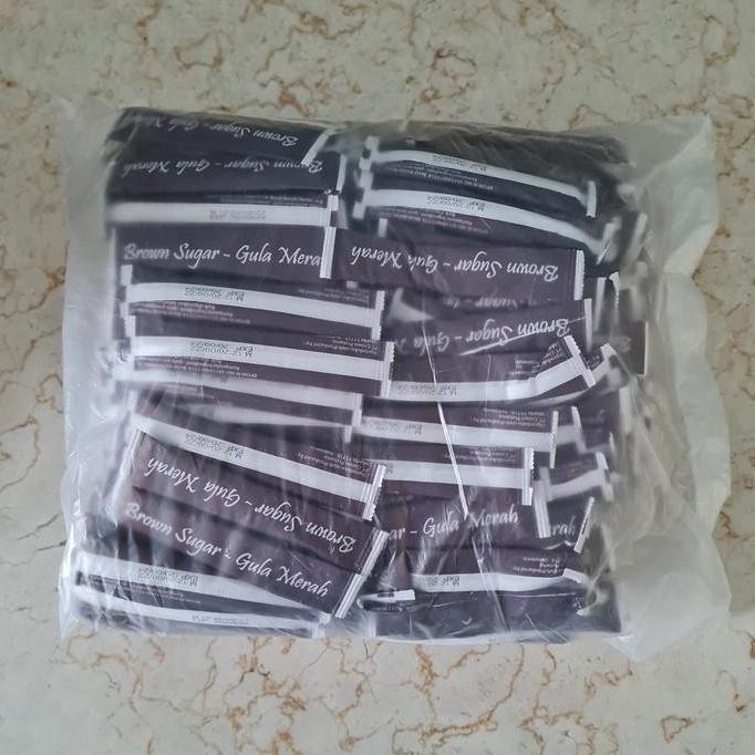 

Baru Brown Sugar Sachet 250pcs - Gula Merah Stick Praktis