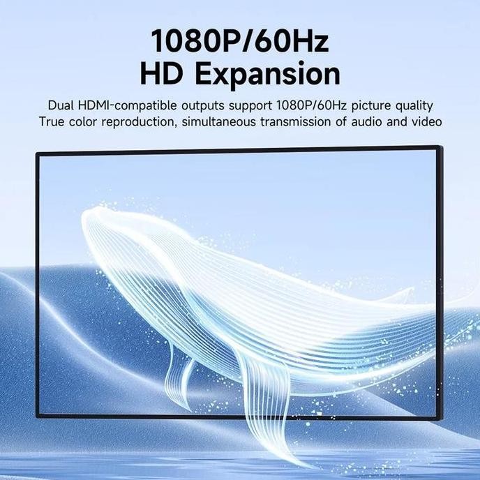 Sale Hagibis Usb A/C To Hdmi Adapter Mst Dual Monitor Triple Display