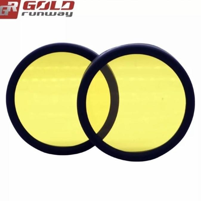 Gold Runway Lampu Fog Lamp 50Watt Gr-50X Full Set Yellow Frame