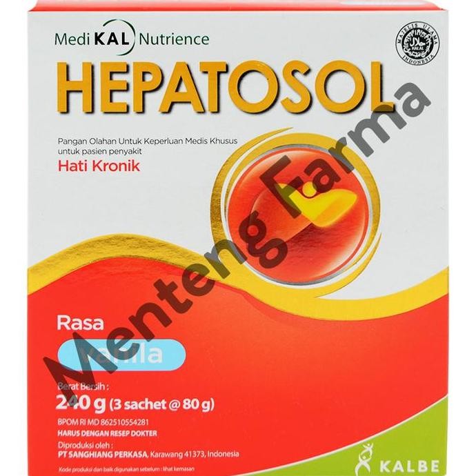 

Murah Hepatosol Vanila 240 Gram - Susu Khusus Pasien Gangguan Hati Ringan