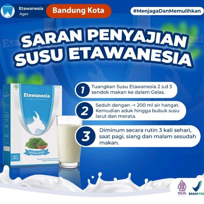 

Sale 2 Box Etawanesia Susu Kambing Etawa Biru Premium Plus Daun Kelor Original Bubuk