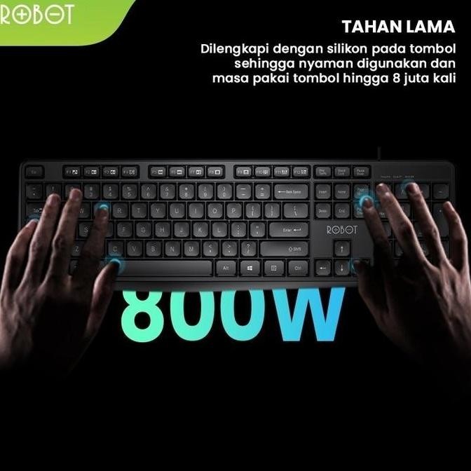 Grosir Robot Km3100 / Km-3100 Wireless Keyboard Mouse Combo