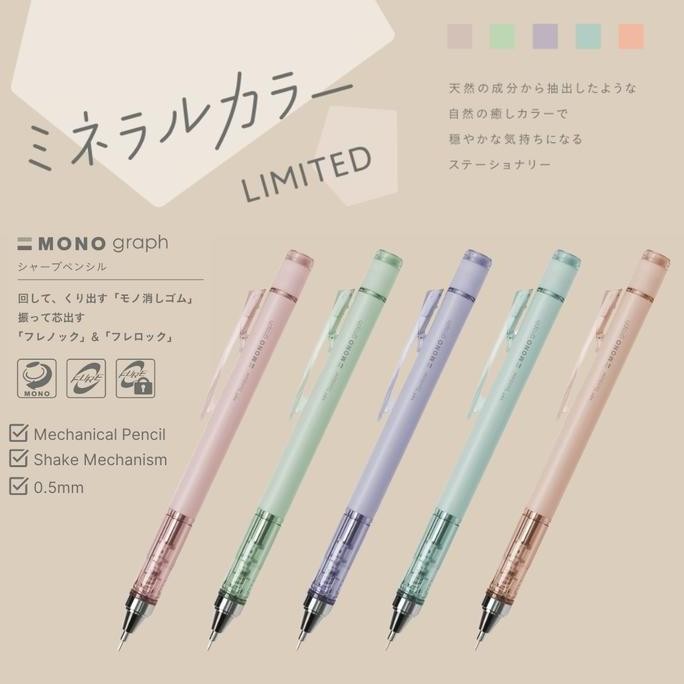 

Tombow Mono Graph Lite Mono One Pocket Mineral Colors Limited Edition