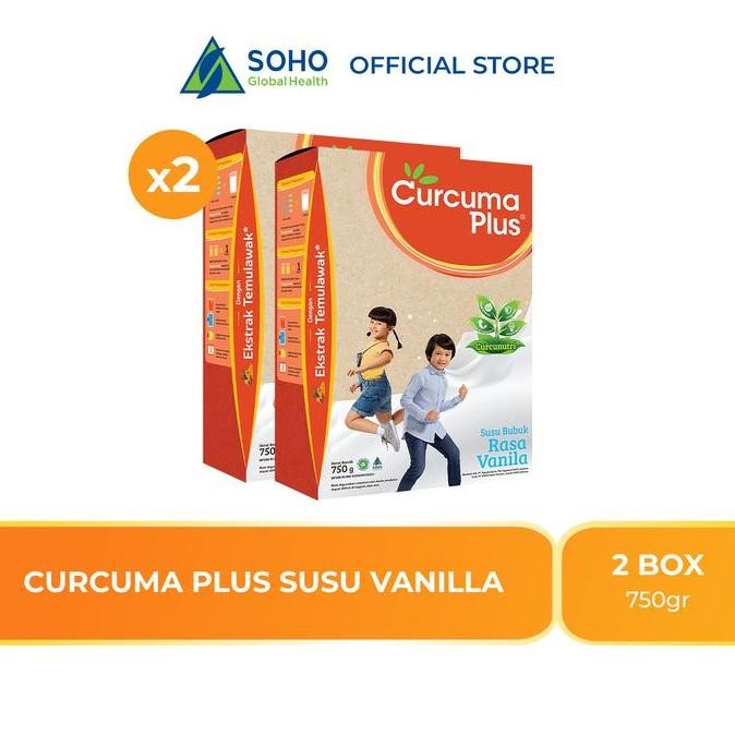 

Grosir Curcuma Plus Susu Bubuk Ekstrak Temulawak Vanilla 750Gr - Paket Isi 2 Milk