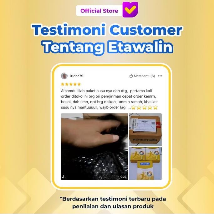 

Promo Etawalin Box 5 - Susu Kambing Etawa Untuk Anak, Dewasa Dan Orang Tua Yang Di Formulasikan Buat Permasalahan Tulang Sendi