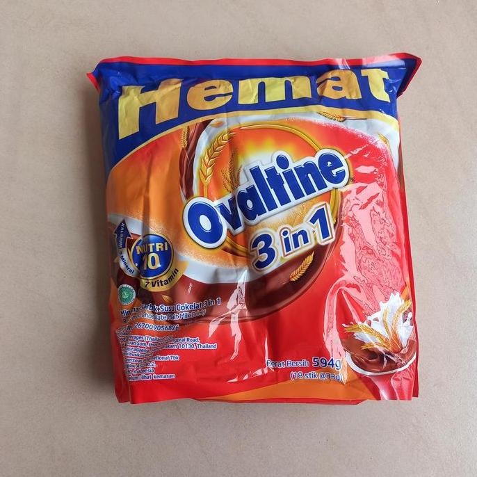 

Sale Ovaltine 3 In 1 Minuman Serbuk Rasa Coklat 18 Stik