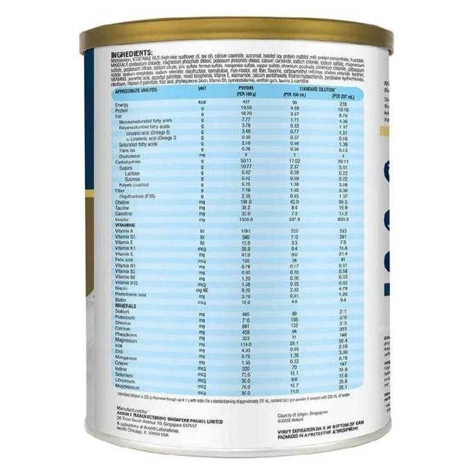 

Murah Glucerna Triple Care Vanilla (Import Singapore)