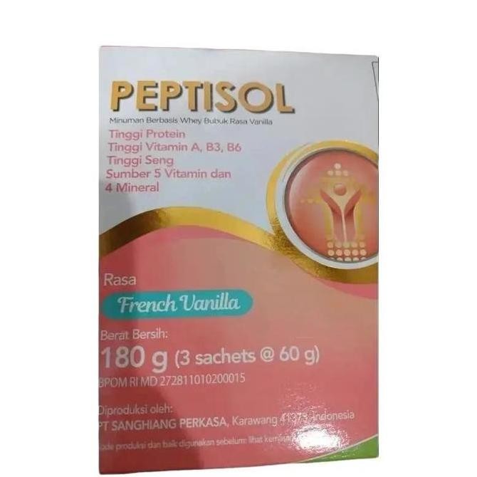 

Sale Susu Peptisol 180 Gram Vanilla (Kemasan Baru)