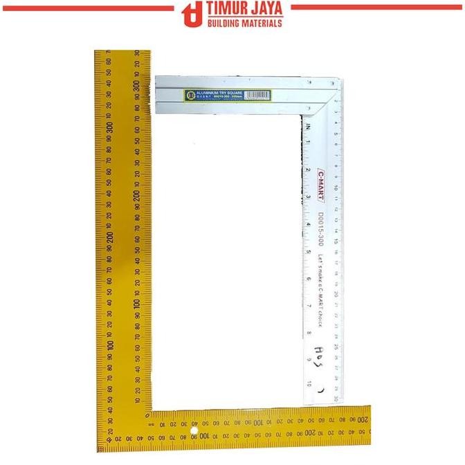 

Terbaru Penggaris Siku Besi 30 cm Pasekon CMART Alat Ukur Presisi