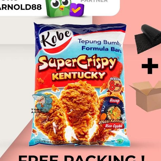 

Tepung Kobe Tepung Bumbu Ayam Crispy Kobe Crispy 870 Gr