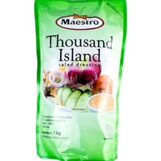 

Tersedia maestro mayonaise thousand island pouch 1KG