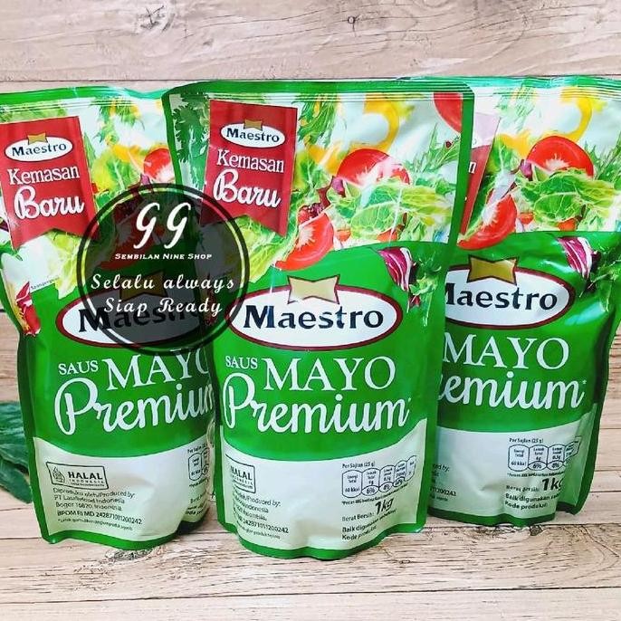 

Tersedia Maestro Mayonnaise Low Fat 1kg - Mayones Rendah Lemak Sehat