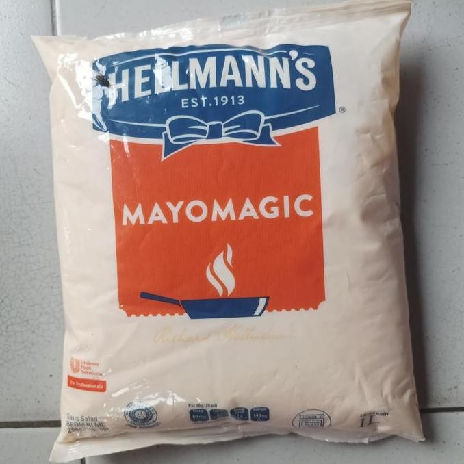 

Tersedia Hellmann's Mayonnaise Magic 1 Liter Saus Mayo Creamy Original