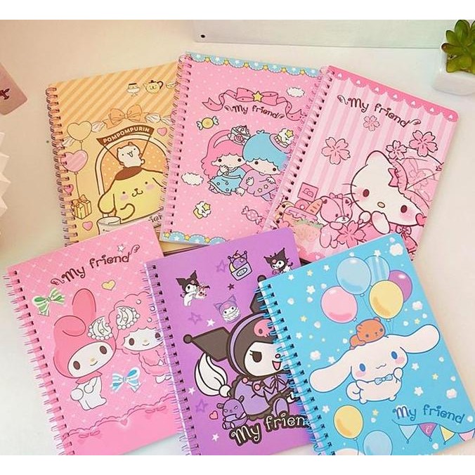 

Tersedia Binder Book Buku Ring Harian Lucu Korean Cinnamoroll Karakter Motif