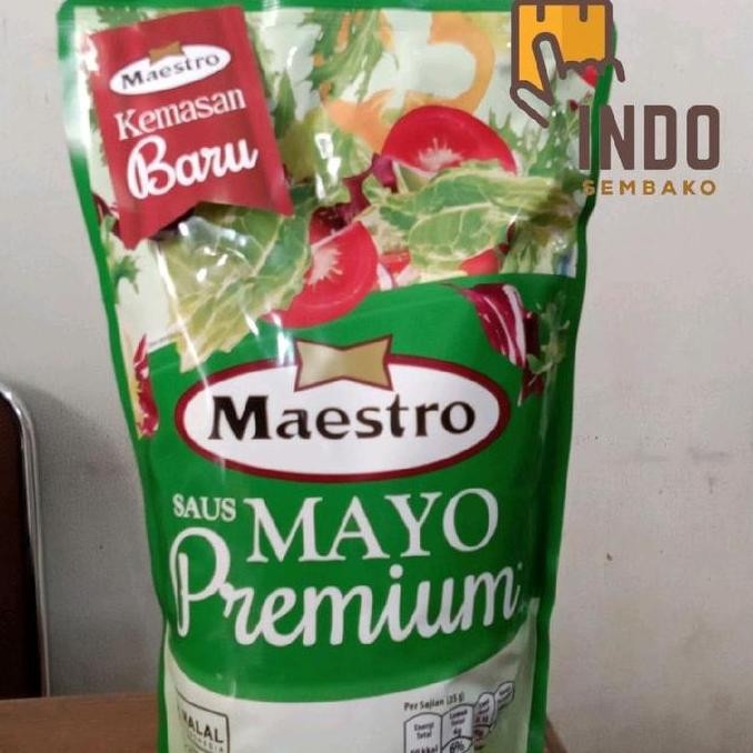 

Tersedia Maestro Mayonnaise Original Pouch 1 Kg - Saus Mayo Kemasan Refill Halal