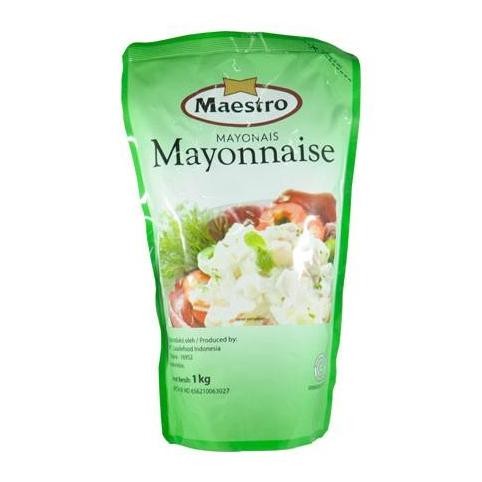 

Tersedia Maestro Mayonaise 1 Kg Pouch - Saus Salad Mayo Halal