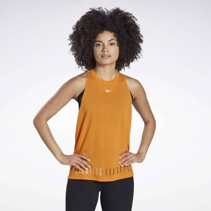 BEBAS ONGKIR - Reebok LESMILLS / Les Mills BODYCOMBAT Women Supremium Tank - GE1032